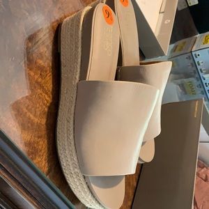 Franco Sarto espadrille slides